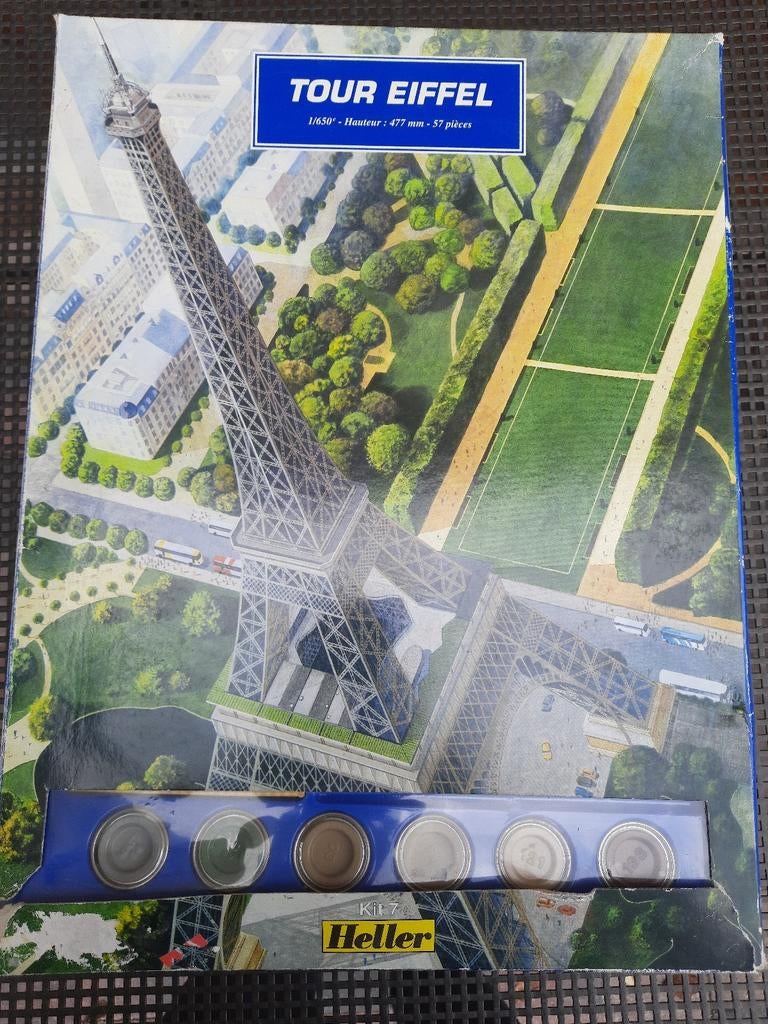 EIFFELTOREN * HELLER kit  * NIEUW * met verf, penseel, enz., Hobby en Vrije tijd, Modelbouw | Figuren en Diorama's, Nieuw, Figuur of Figuren