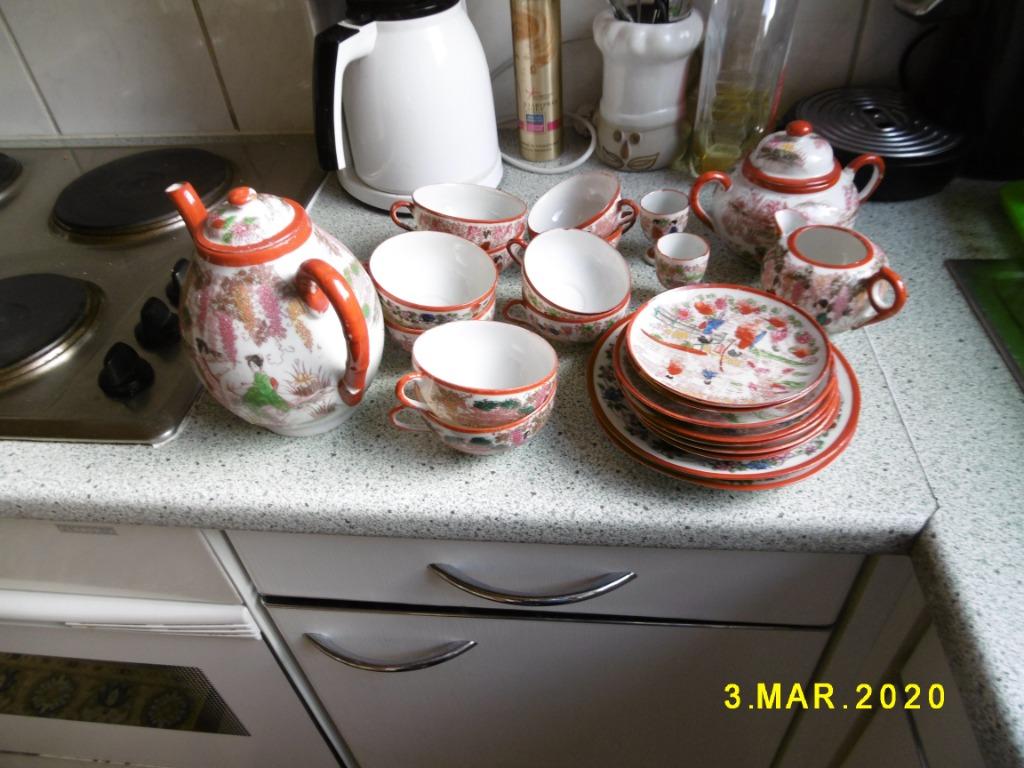 Service en porcelaine fine chinoise, 22 pièces, service à ca, Enlèvement ou Envoi