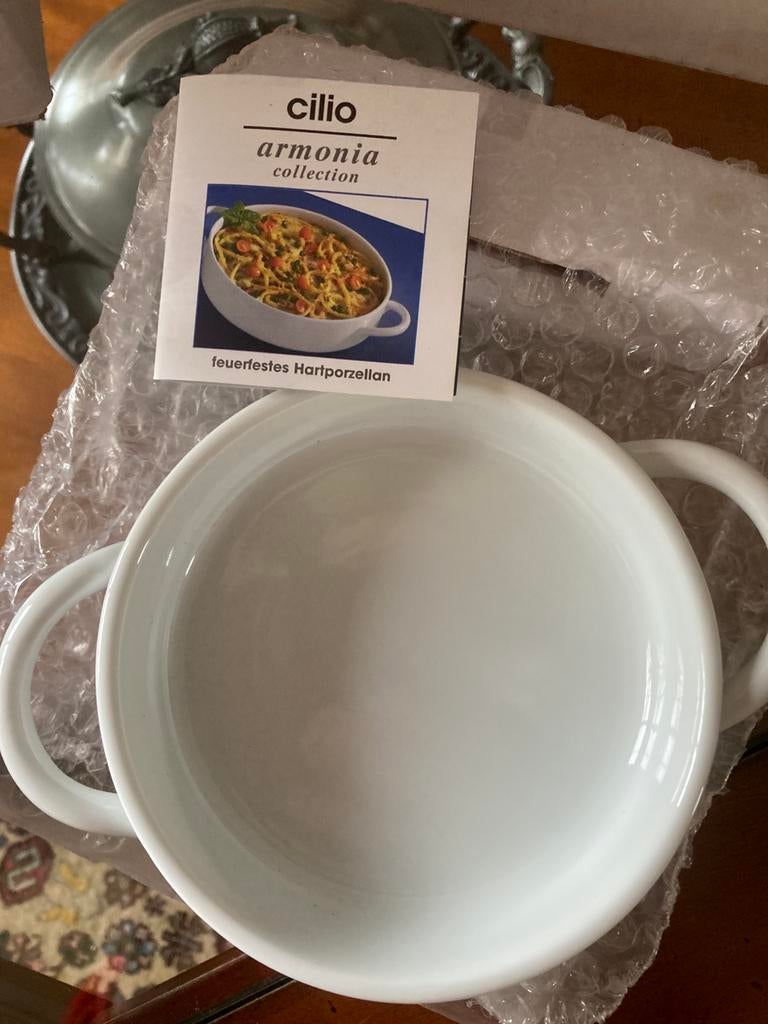 Porselein schaaltje 14cm - crème brulee, Ophalen, Nieuw, Bord(en), Effen