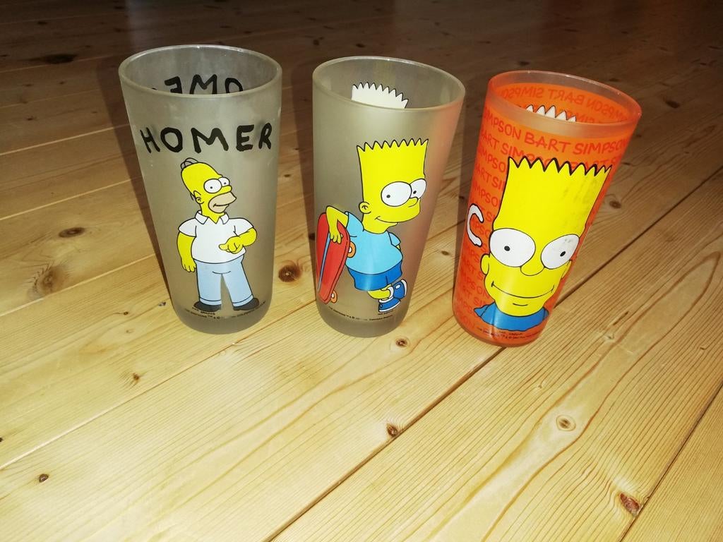 Simpsons glazen, Verzamelen, Glas en Drinkglazen, Ophalen of Verzenden, Nieuw