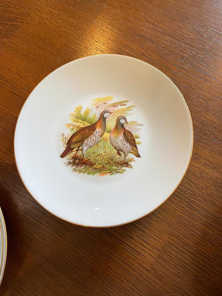 Vintage Limoges jachtservies – 13-delig – met goudrand, Antiek en Kunst, Ophalen of Verzenden