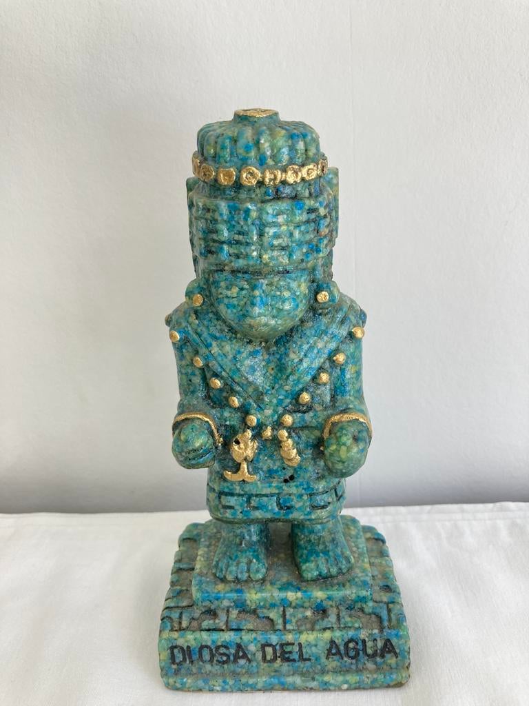 mexicaine DIOSA DEL AQUA - Dieu de l'eau aztèque vintage, Enlèvement ou Envoi