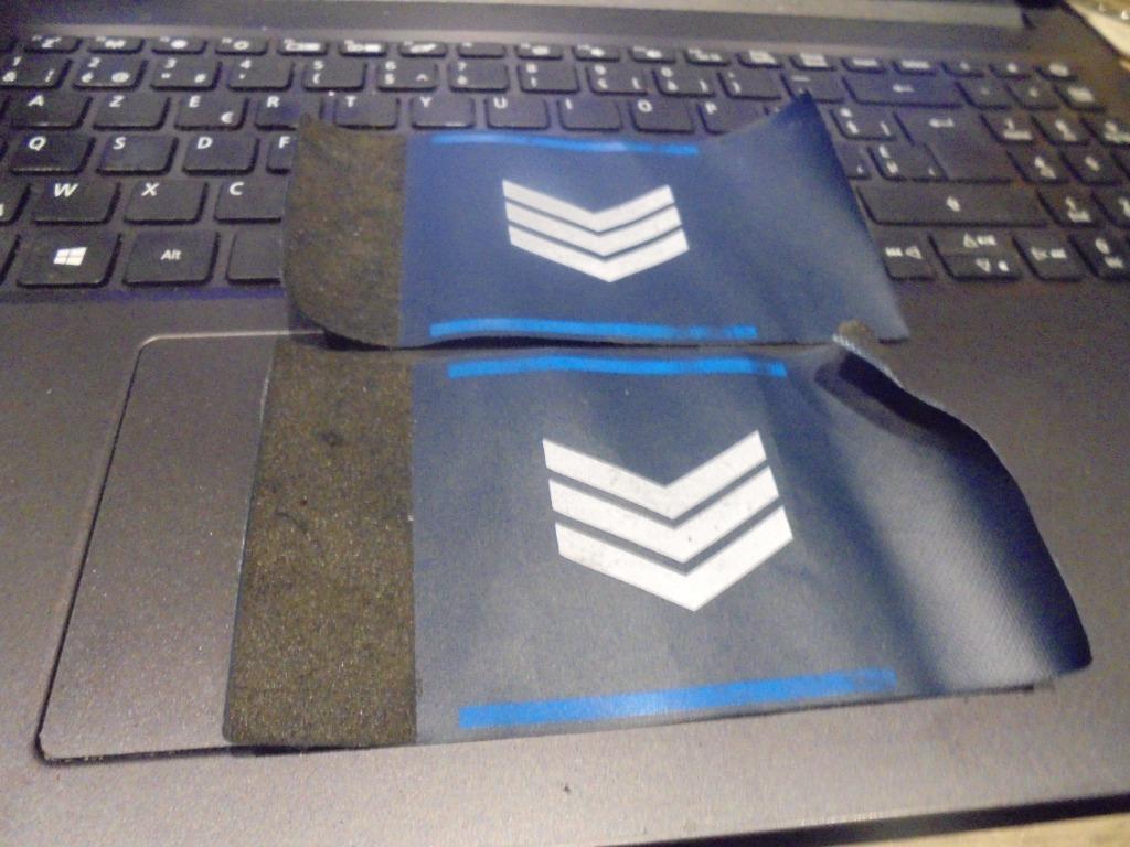 armband politie hoofdbrigadier verzamelobject, Verzamelen, Ophalen of Verzenden, Rijkswacht, Embleem of Badge