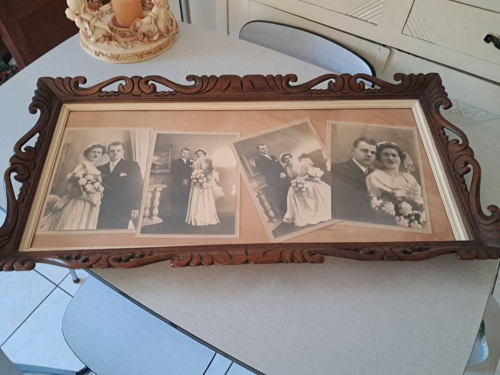 Cadre en bois ancien., Enlèvement ou Envoi