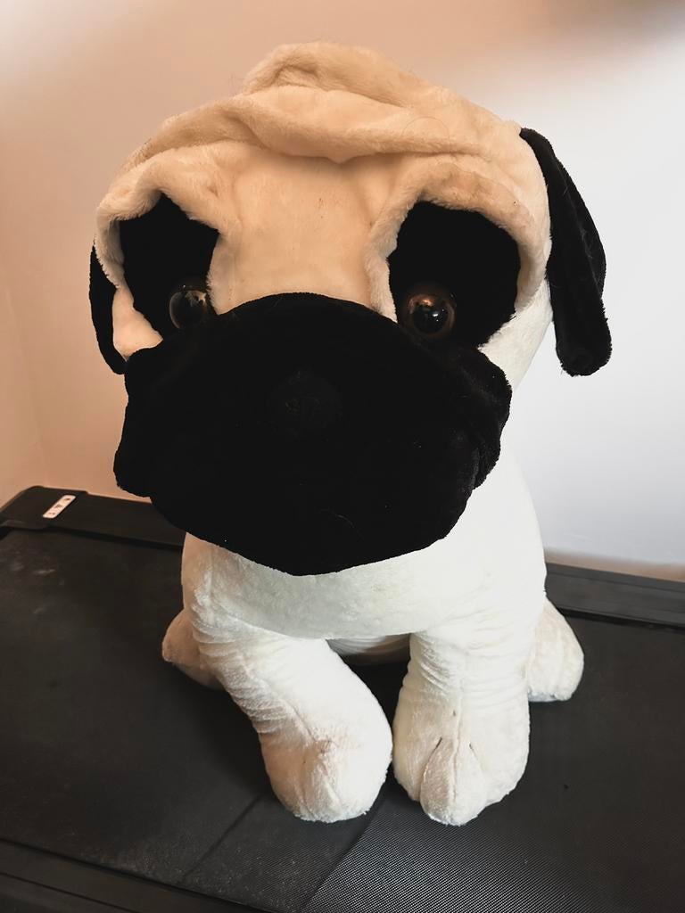 Large mopshond knuffel, Ophalen, Zo goed als nieuw