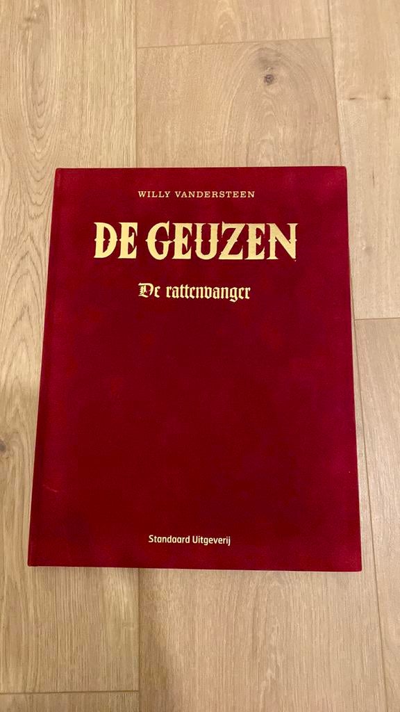 Vandersteen de geuzen rattenvanger luxe HC fluwelen kaft, Ophalen of Verzenden, Nieuw
