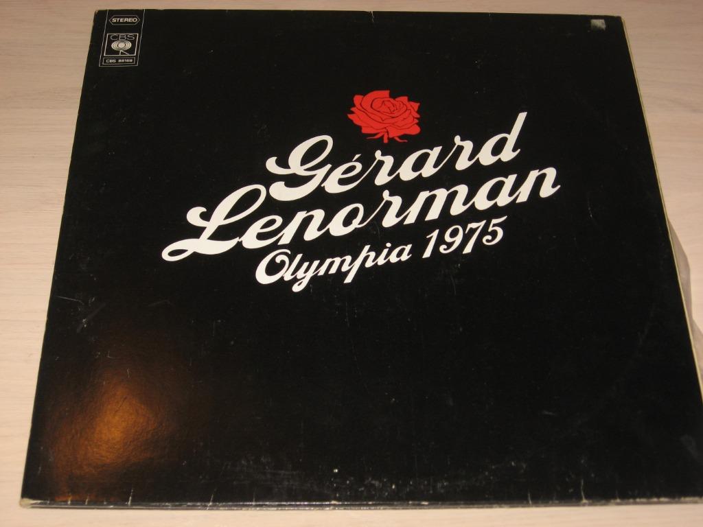 Double vinyl 33 tours gérard lenorman olympia 1975, Ophalen of Verzenden, Zo goed als nieuw