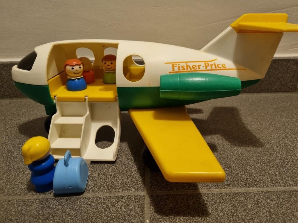 Vintage Fisher Price-vliegtuig, Ophalen