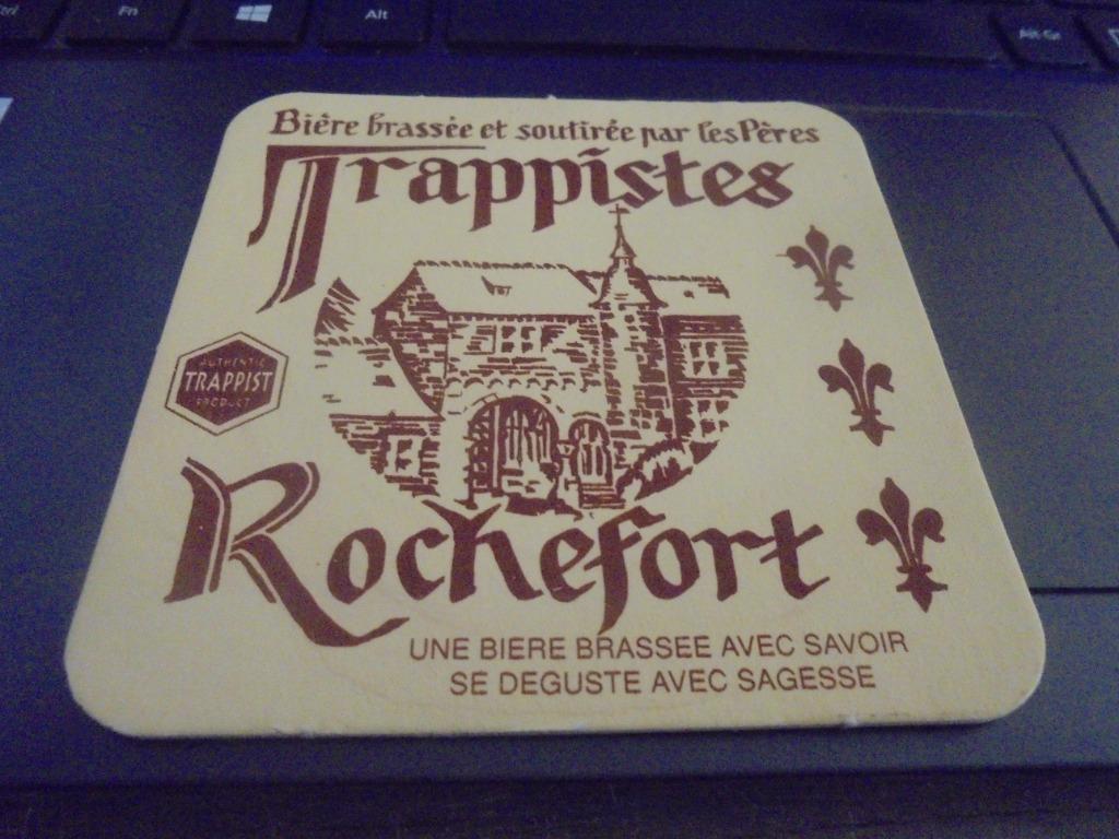 Trappistes Rochefort, Ophalen of Verzenden, Zo goed als nieuw, Viltje(s)