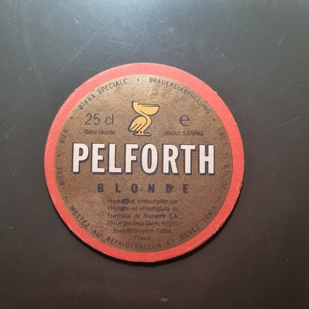 Sous Bock Pelforth (modèle 2), Verzamelen, Ophalen of Verzenden, Gebruikt, Viltje(s), Overige merken