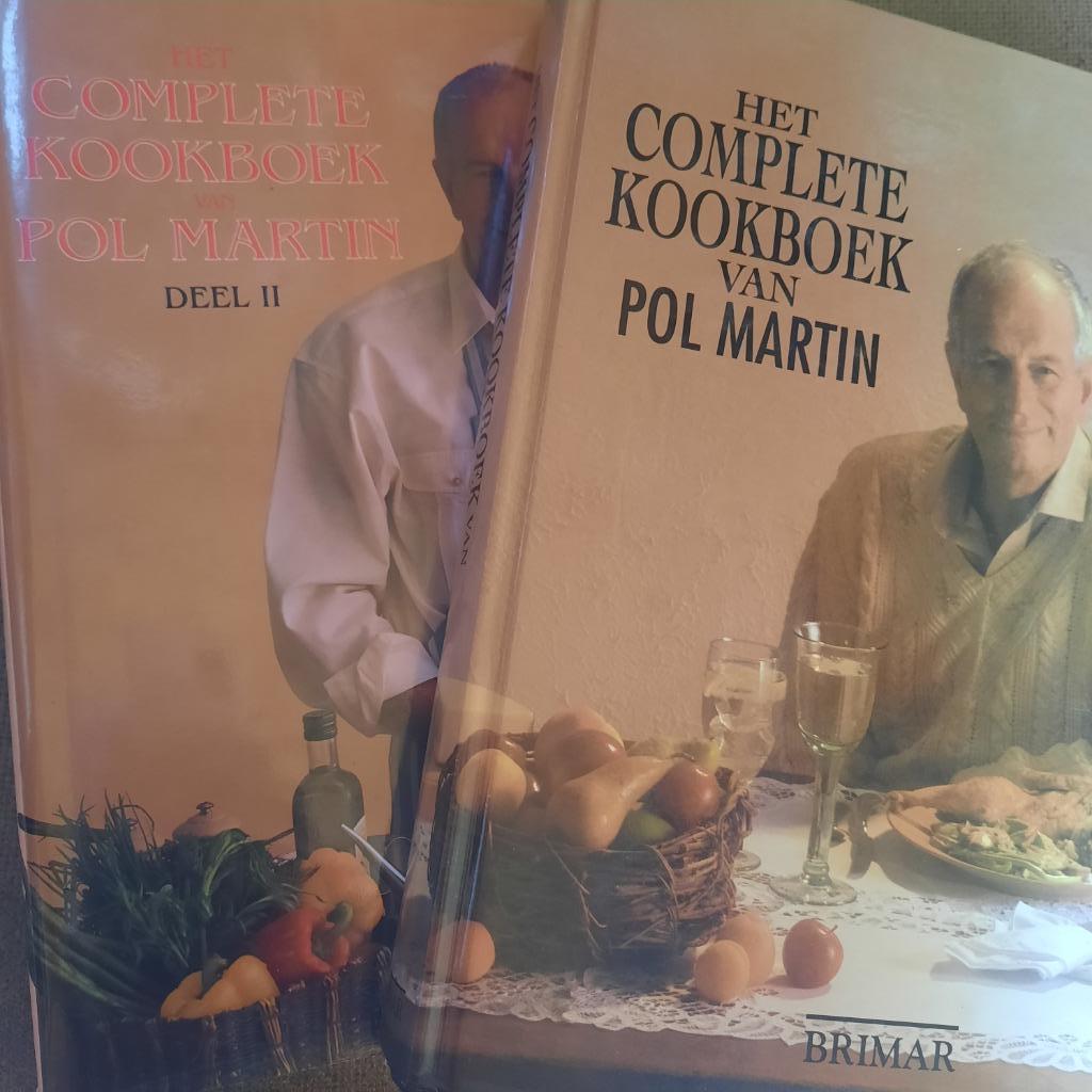 HET COMPLETE KOOKBOEK VAN POL MARTIN 1 + 2   (1 prijs), Boeken, Ophalen of Verzenden