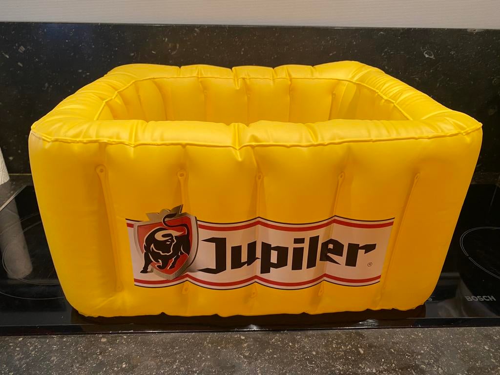 jupiler opblaasbare krat bak caisse, Ophalen of Verzenden, Zo goed als nieuw, Overige typen, Jupiler