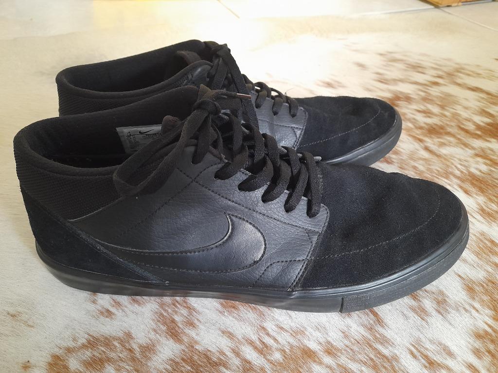 maat 46 Nike SB "PORTMORE 2" mid black edition nubuck, Zwart, Nike, Ophalen of Verzenden, Gedragen