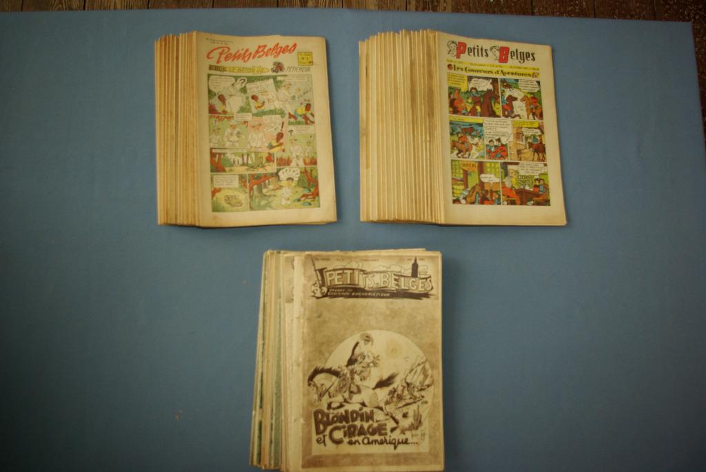 Rare lot Hebdo Petits Belges années 1942** -50 -51 -57, Boeken, Tijdschriften en Kranten, Gelezen, Overige typen, Ophalen of Verzenden