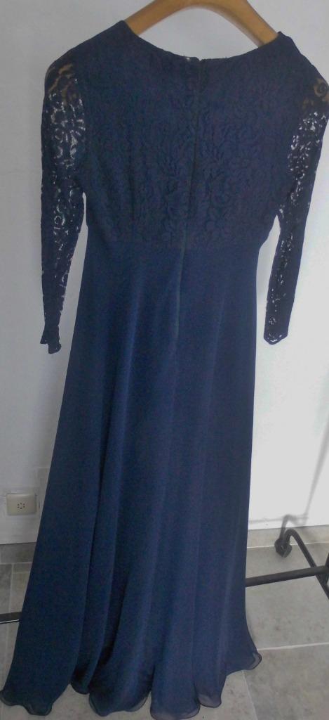 Superbe Robe Bleu Nuit  " IDEAL"  Made in Italy  Taille :36, Enlèvement ou Envoi, IDEAL, Robe de demoiselle d'honneur, Comme neuf