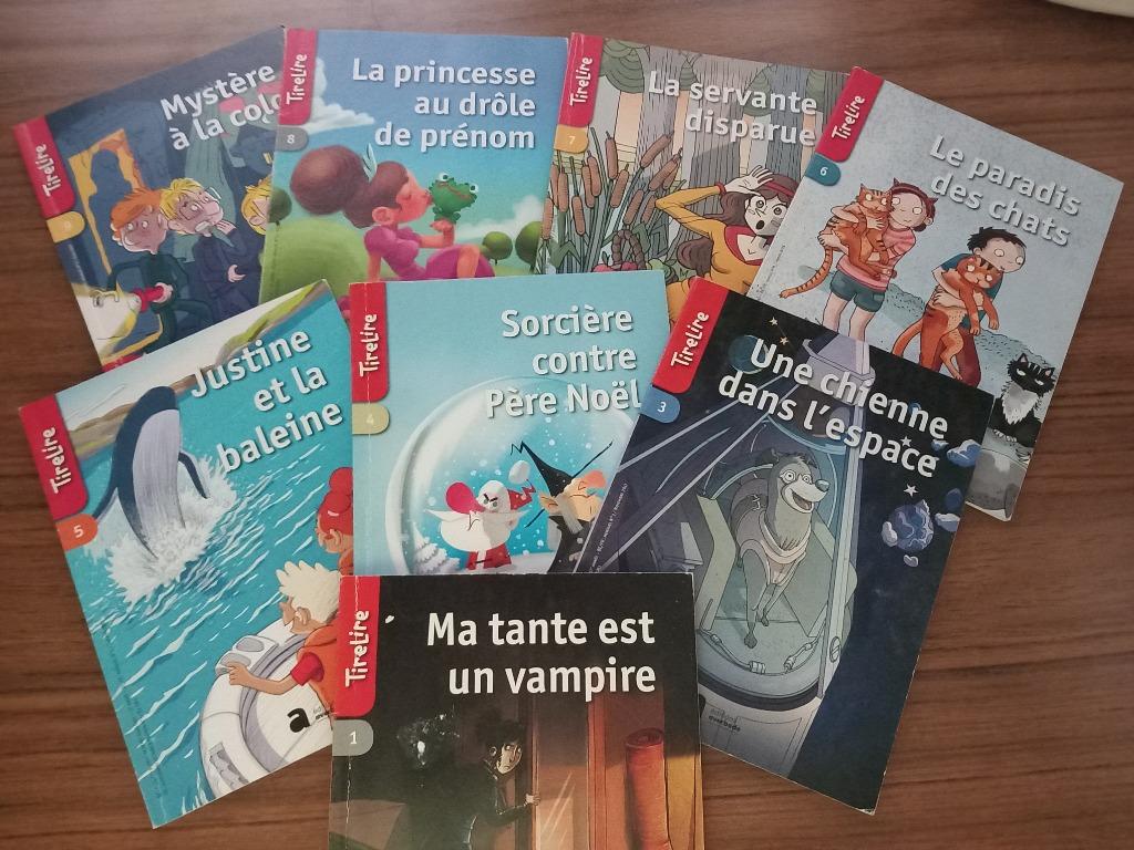 8 livres Tirelire, Livres, Garçon ou Fille, Fiction général, Enlèvement, Utilisé