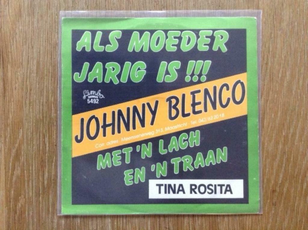 single johnny blenco / tina rosita, Cd's en Dvd's, Ophalen of Verzenden, Nederlandstalig