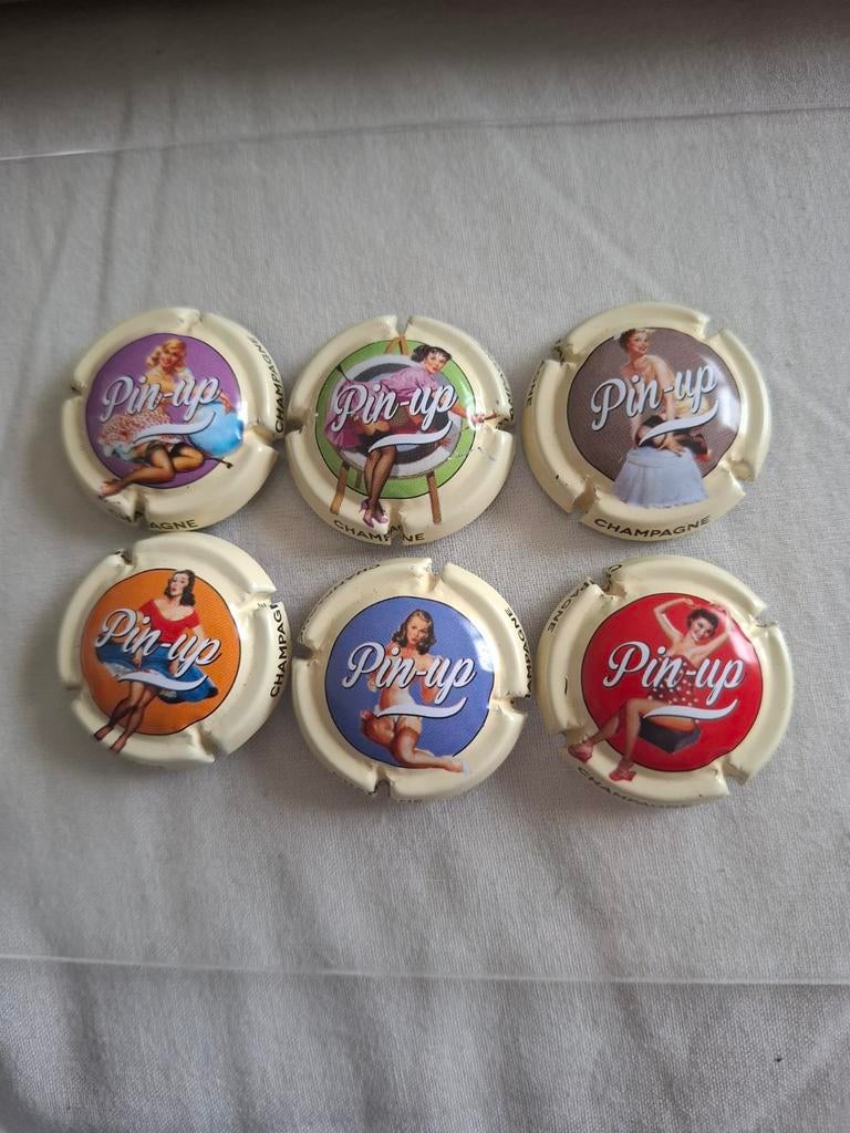 Ensemble de 24 capsules de champagne, générique, très belles, Enlèvement ou Envoi, Comme neuf, France, Champagne