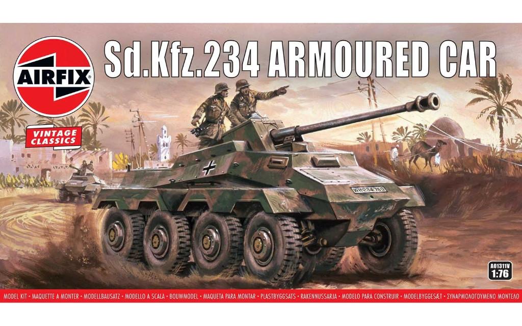 AIRFIX 01311V SDKFZ.234 ARMOURED CAR échelle 1/76, Neuf, 1:50 ou moins, Tank, Enlèvement ou Envoi