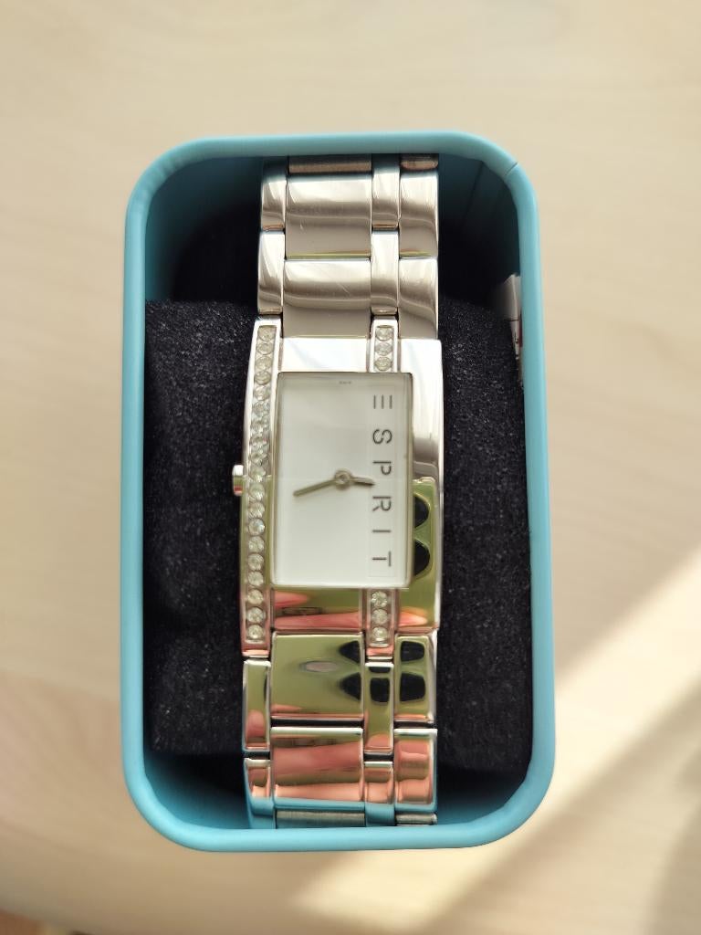 Esprit dames polshorloge, Handtassen en Accessoires, Horloges | Dames, Verzenden, Zo goed als nieuw, Overige materialen, Staal