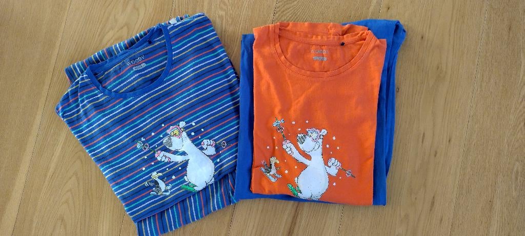 Woody pyjama, 2x, maat 164, Nacht- of Onderkleding, Gebruikt, Meisje, Ophalen of Verzenden