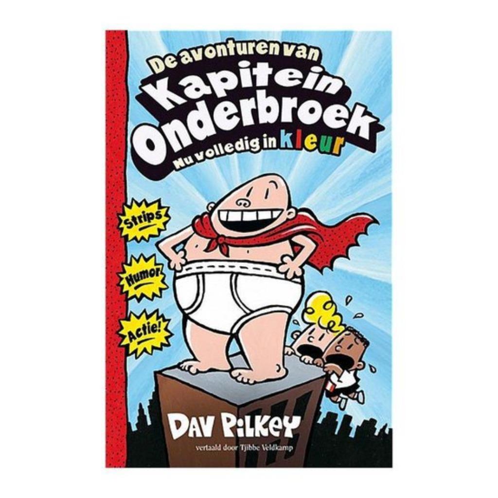 de avonturen van kapitein onderbroek volledig in kleur, Ophalen of Verzenden, Nieuw, Dav Pilkey, Fictie