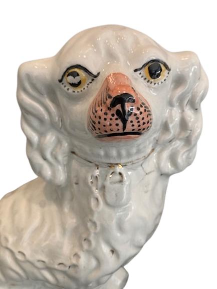 Couple de chiens en céramique « style Staffordshire », Enlèvement ou Envoi, Utilisé, Animal