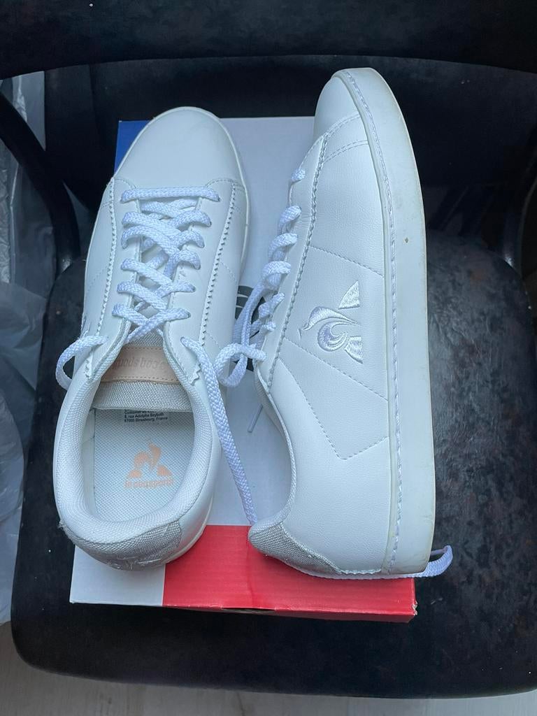 Chaussures casual "Le Coq Sportif" Taille femme 41, Enlèvement ou Envoi, Comme neuf, Blanc