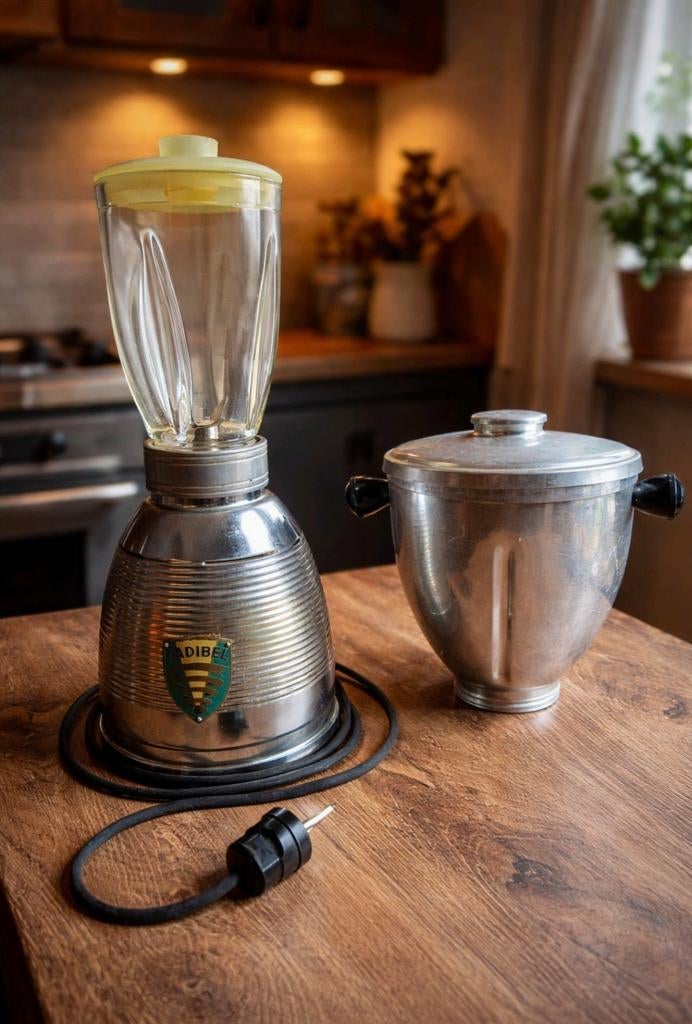 Robot années 50 Cadibel avec ses 2 pots Quick Batter Omre, Electroménager, Enlèvement ou Envoi