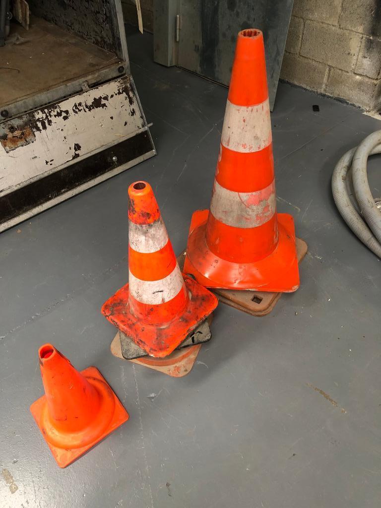 cone signalisation chantier, Enlèvement, Utilisé