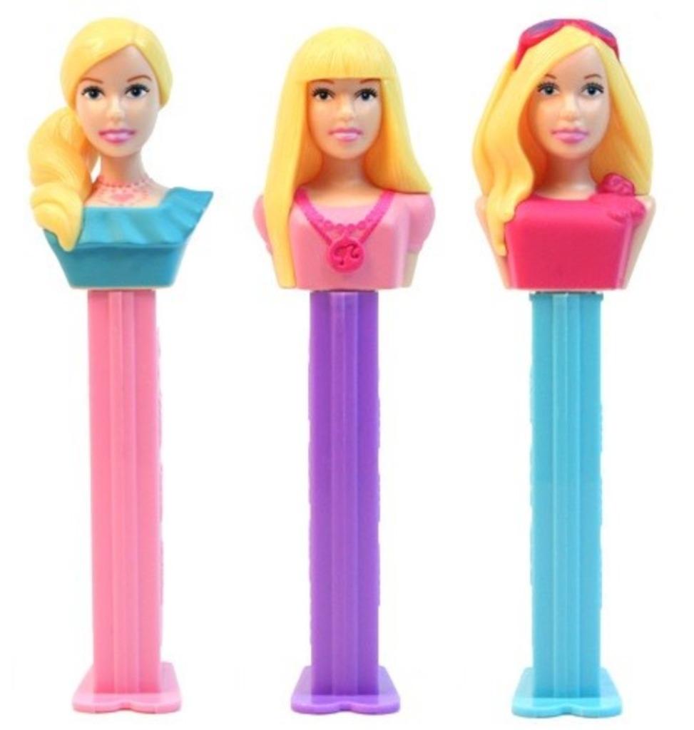 3 distributeurs PEZ Barbie de 2012, Enlèvement ou Envoi, Comme neuf