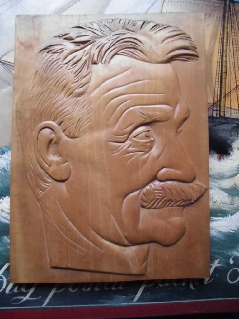 Houten paneel Stijn Streuvels, Ophalen of Verzenden, Zo goed als nieuw, België