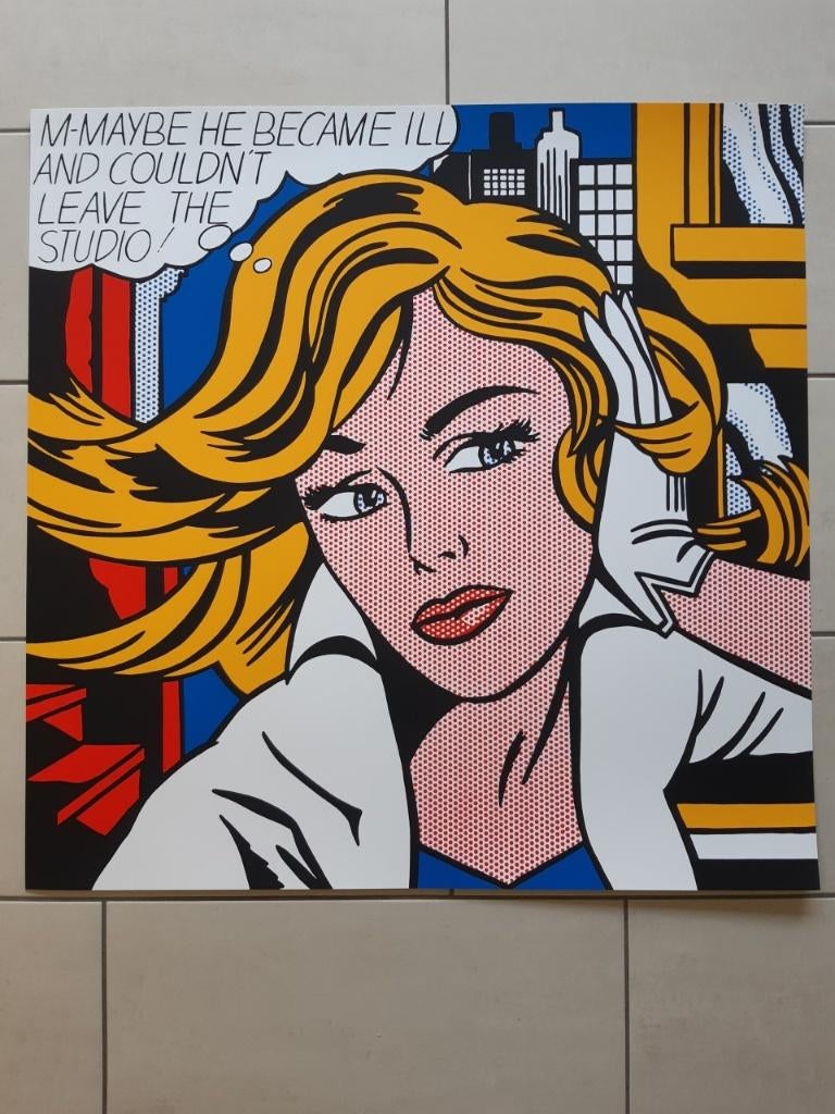 Roy Lichtenstein - M-Maybe... - Sérigraphie, Envoi