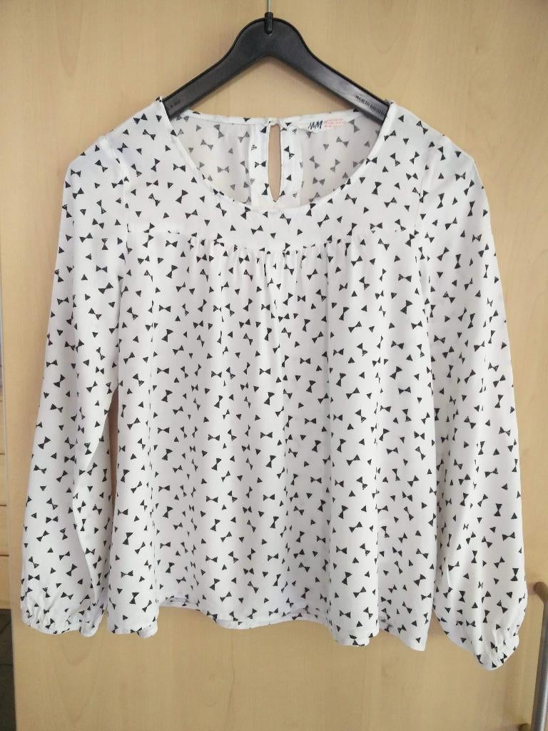 Bloes H&M  en  Bloes CKS.  maat 140., Kinderen en Baby's, Kinderkleding | Maat 140, Zo goed als nieuw, Meisje, Overhemd of Blouse
