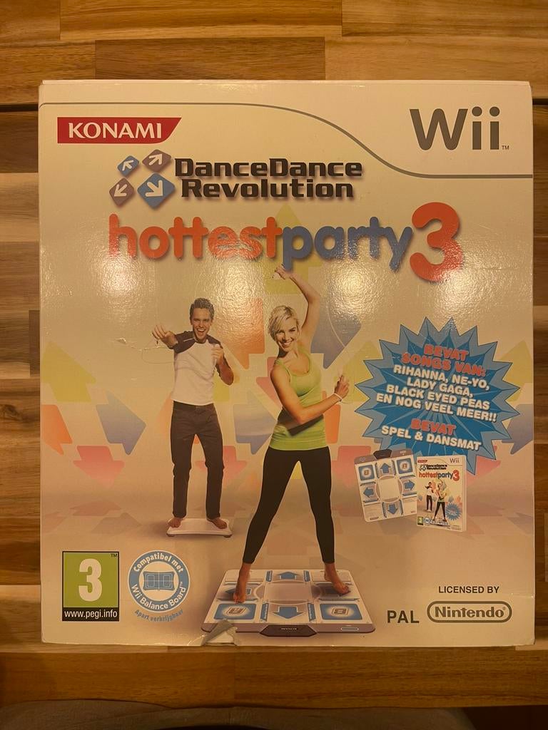 Wii dance dance revolution hottest dance party incl. spel, Games en Spelcomputers, Games | Nintendo Wii, Gebruikt, Ophalen of Verzenden