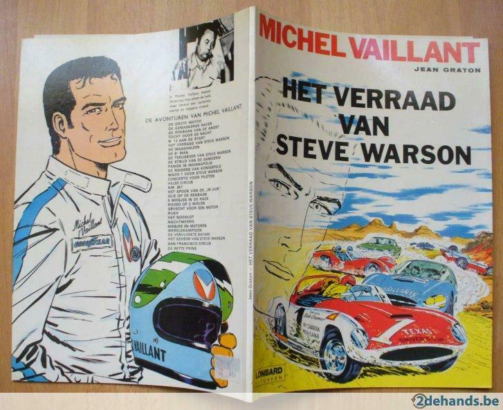 michel vaillant- het verraad van steve warson - jean graton, Eén stripboek, Ophalen of Verzenden, Gelezen, Graton