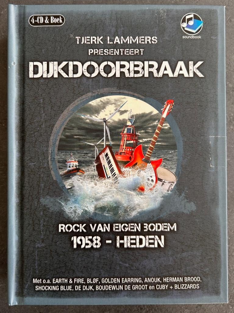 DIJKDOORBRAAK (Rock van eigen bodem 1958-2011) (Boxset 4CD ), Cd's en Dvd's, Cd's | Rock, Zo goed als nieuw, Poprock, Verzenden