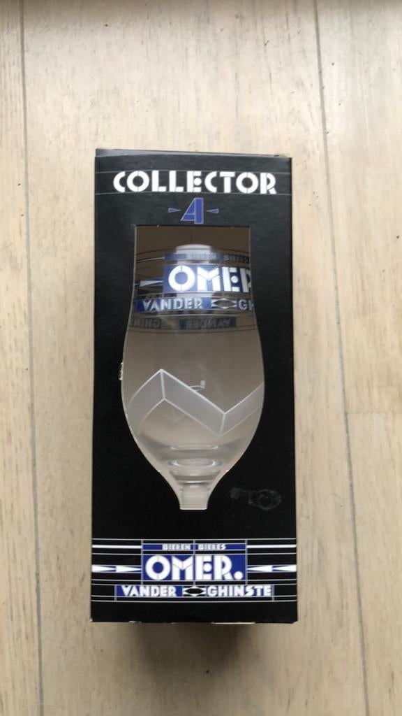 Bierglas Omer collector 4., Verzamelen, Glas en Drinkglazen, Ophalen, Zo goed als nieuw, Bierglas