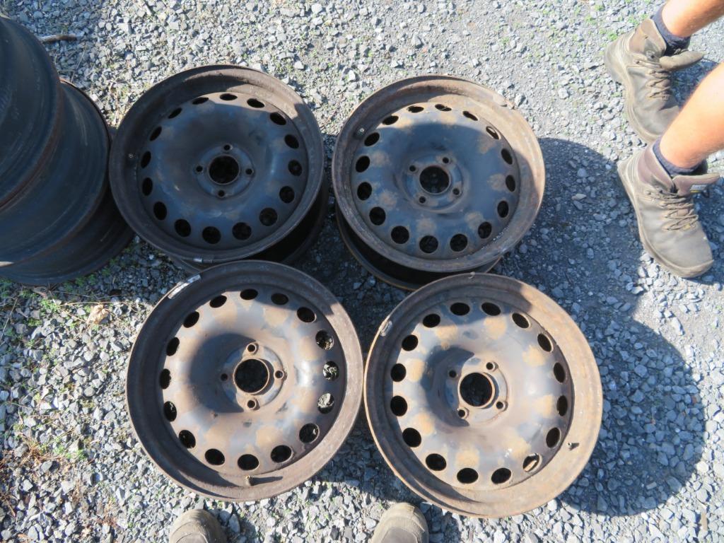 4 PSA 4x108 plaatstalen velgen, Auto-onderdelen, Ophalen, Gebruikt, Citroën
