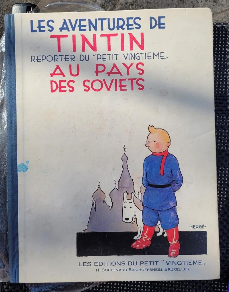 Tintin aux pays des Soviets - Rééd fac-similé imp. sept 1981, Livres, Enlèvement ou Envoi