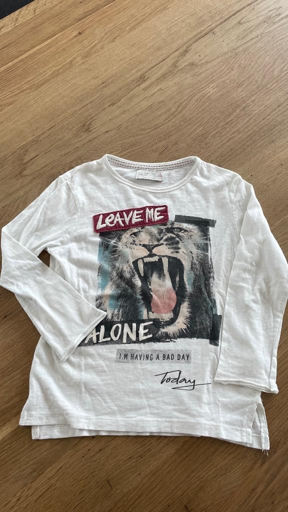 Longsleeve Zara 110, Garçon, Enlèvement ou Envoi, Chemise ou À manches longues, Comme neuf