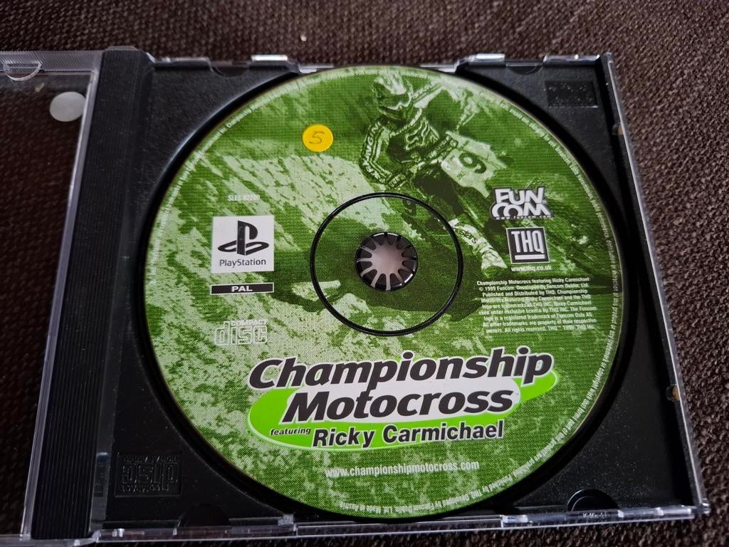 PS1 Championship Motorcross Ricky Carmichael (losse CD), Games en Spelcomputers, Games | Sony PlayStation 1, Ophalen of Verzenden