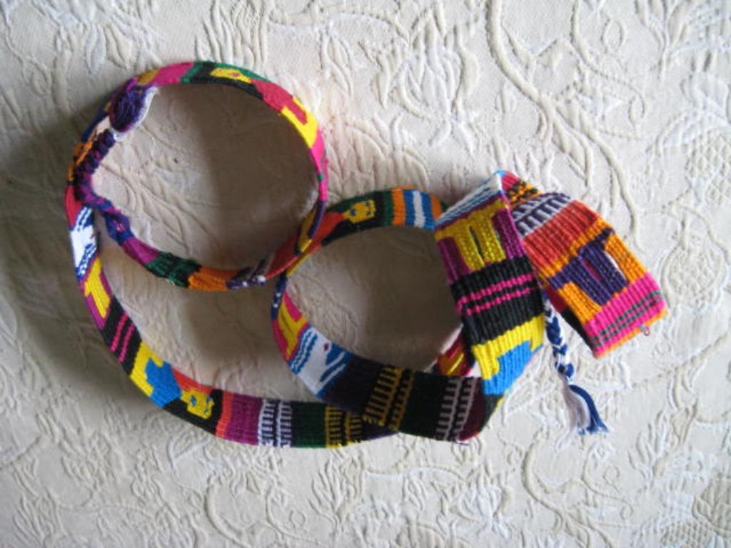 ceinture gracieuse et colorée, Enlèvement