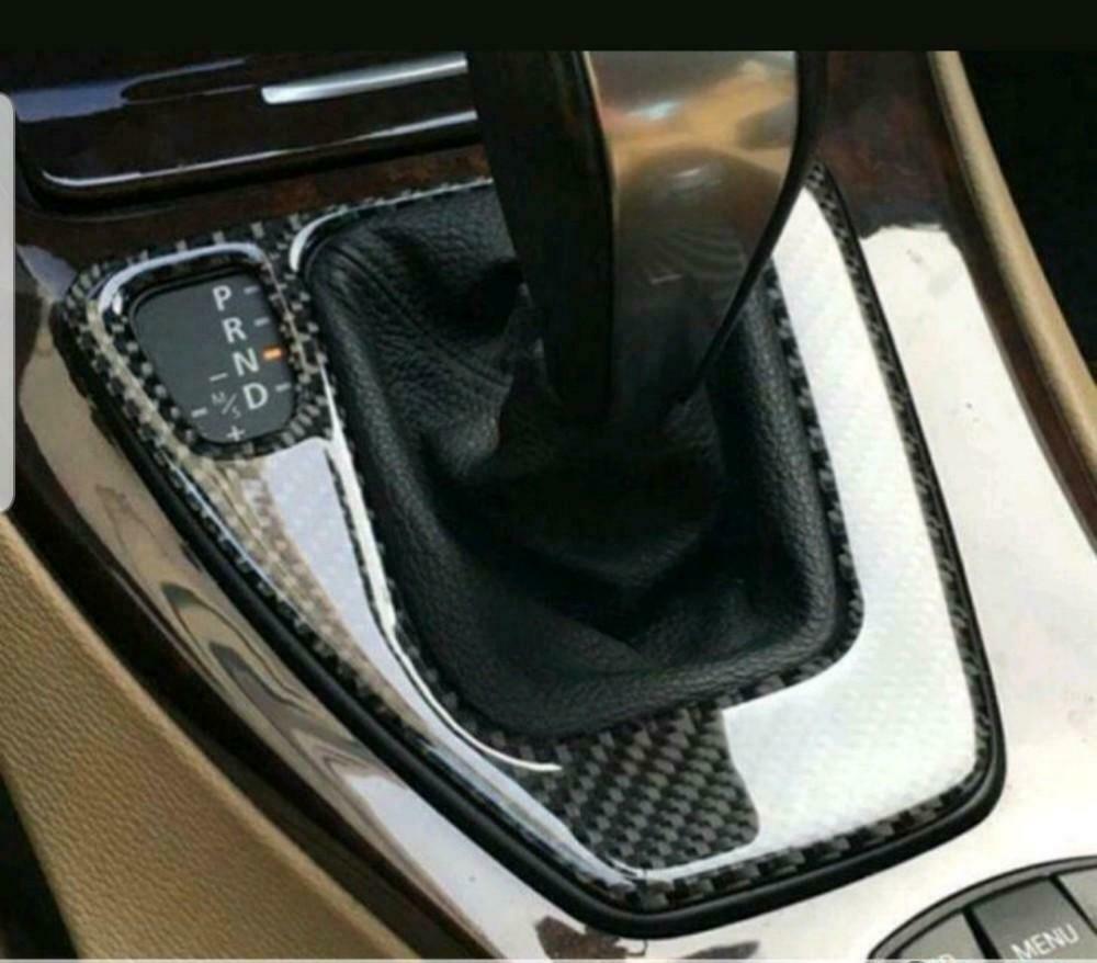 ECHT CARBON FIBER AUTOMAAT KEUZE AFDEK  BMW E90 E91 E92 E93, Auto-onderdelen, Ophalen of Verzenden, Nieuw, BMW