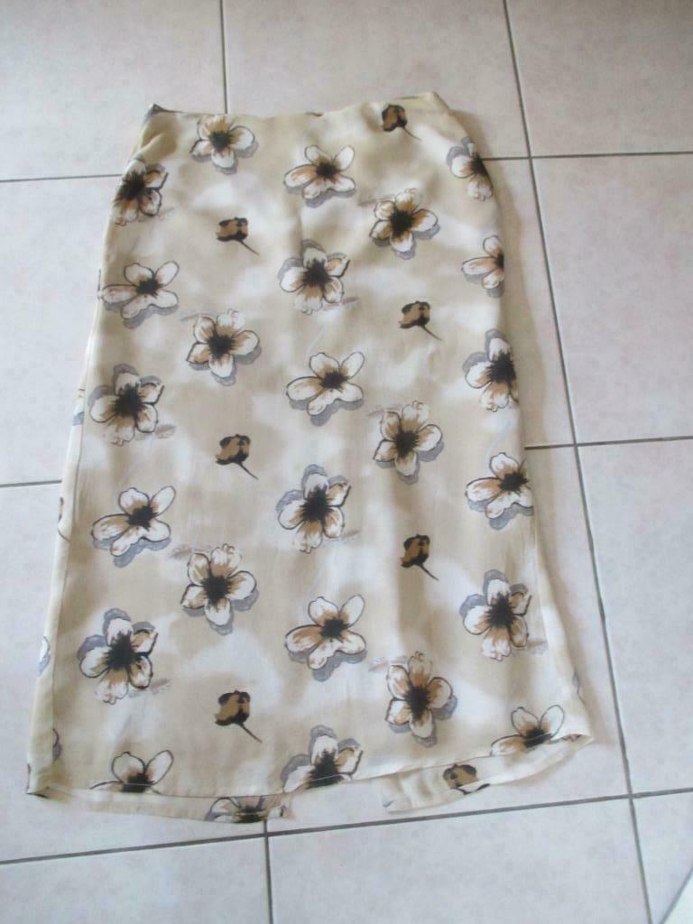 jupe longue d'été à motif fleuri taille 44, Enlèvement ou Envoi, Porté, Taille 42/44 (L)