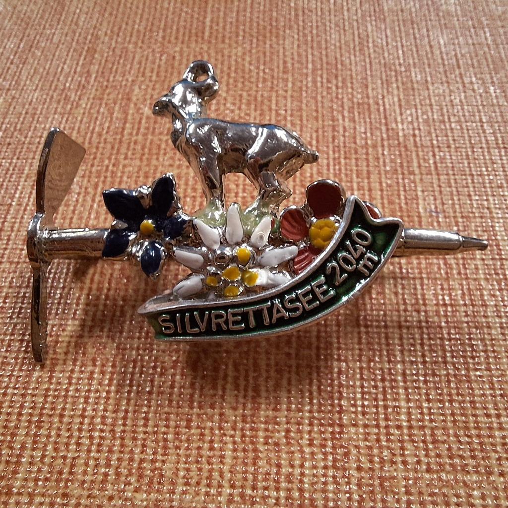 Epinglette Silvrettasee 2040m, Enlèvement ou Envoi, Neuf, Animal et Nature, Insigne ou Pin's