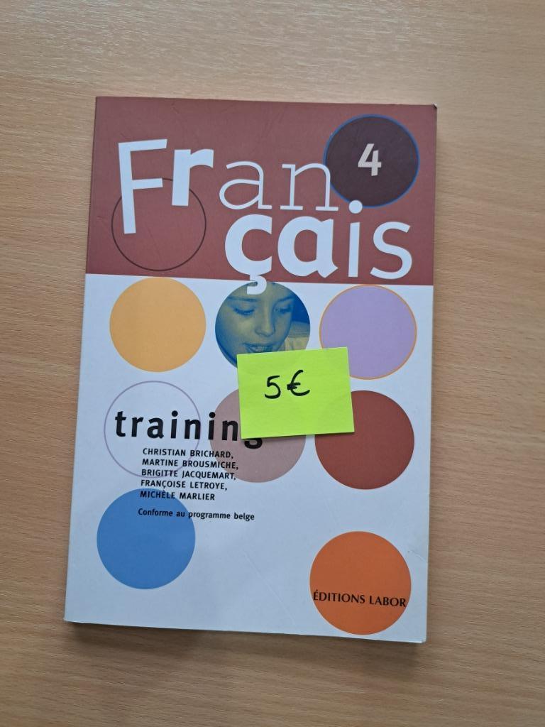 Français training 4 - Manuel scolaire Français, Livres, Livres scolaires, Comme neuf, Français, Primaire, Enlèvement