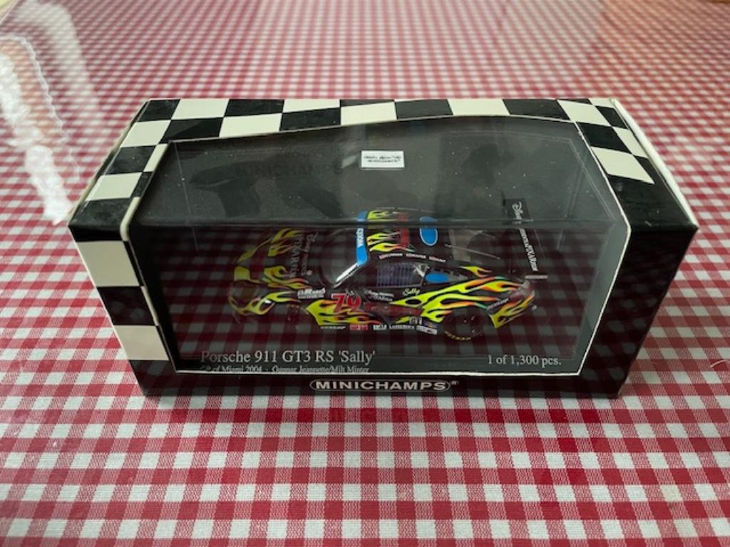 Minichamps 1/43 Porsche 911 GT3 Black Sally Cars Miami 2004, Enlèvement ou Envoi, Neuf, Voiture, MiniChamps