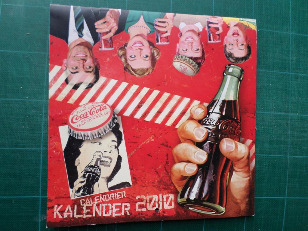 Coca Cola - calendrier 2010 - 23x23 cm, Enlèvement ou Envoi, Comme neuf, Autres types