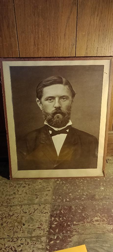 Photo portrait ancienne, 31x38, n268, Enlèvement ou Envoi